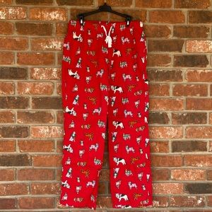 Old Navy Christmas Dog Flannel PJ Pants (M)